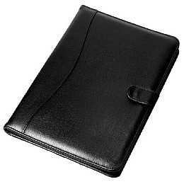 Деловая папка из искусственной кожи с блокнотом Bakula Черный (R91707S black)