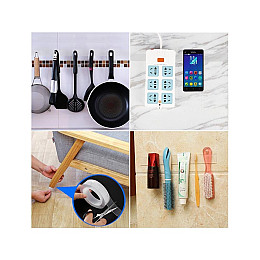 Многоразовая крепежная клейкая лента двухсторонняя Ivy Grip Tape 3 м Прозрачная