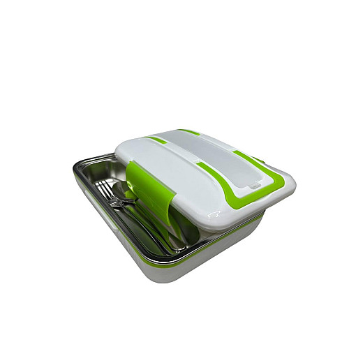 Ланч-бокс электрический с подогревом от сети 220 V 820 мл Lunch Box Зеленый (1936360941)