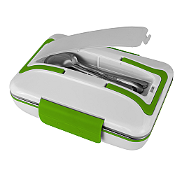 Ланч-бокс электрический с подогревом от сети 220 V 820 мл Lunch Box Зеленый (1936360941)