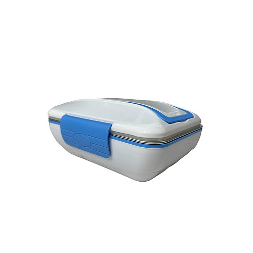 Ланч бокс для еды из качественных премиум материалов Lunch Box от сети 220 V 820 мл Синий (1937469832)