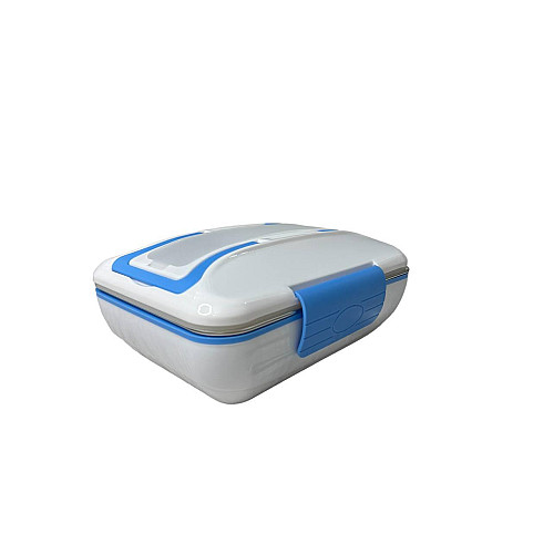 Ланч бокс для еды из качественных премиум материалов Lunch Box от сети 220 V 820 мл Синий (1937469832)