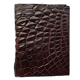 Визитница из кожи крокодила Ekzotic Leather Коричневая (cch01)
