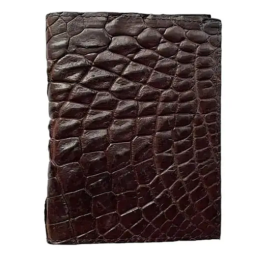 Визитница из кожи крокодила Ekzotic Leather Коричневая (cch01)