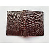 Визитница из кожи крокодила Ekzotic Leather Коричневая (cch01)