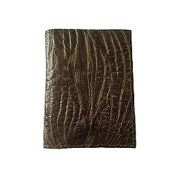 Визитница из кожи страуса Ekzotic Leather Черная (och01)