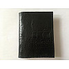 Визитница из кожи страуса Ekzotic Leather Черная (och01)