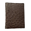 Визитница из кожи страуса Ekzotic Leather Коричневая (och03)