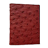 Визитница из кожи страуса Ekzotic Leather Красная (och02)
