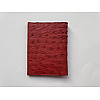 Визитница из кожи страуса Ekzotic Leather Красная (och02)