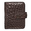 Визитница из кожи крокодила Ekzotic Leather Коричневый (crc01_1)