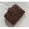 Визитница из кожи крокодила Ekzotic Leather Коричневый (crc01_1)
