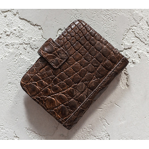 Визитница из кожи крокодила Ekzotic Leather Коричневый (crc01_1)