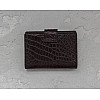 Визитница из кожи крокодила Ekzotic Leather Коричневый (crc03)
