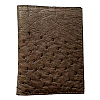 Визитница из кожи страуса Ekzotic Leather коричневая (och 03)