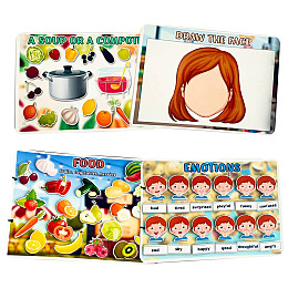 Альбом на липучках Lipoland Изучаем английский мини A4 (LP1214SQ)