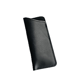 Кожаный футляр для очков Skin and Skin Base 18х8 см Черный (LA43BL)