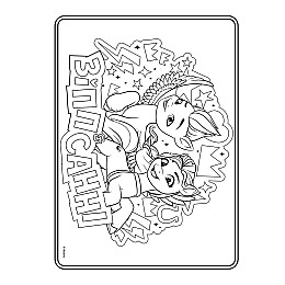 Книга My Little Pony раскрасок большая с задачами (123491)