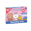 Пластилин YES 18 цв 360г Line Friends (540679)