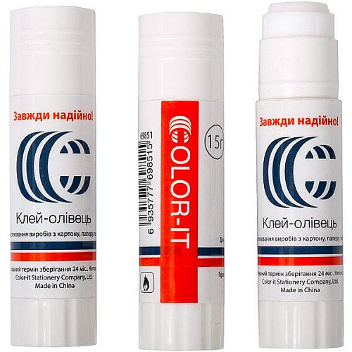 Клей канцелярский сухой Color-it 1015-CIT 15 грамм