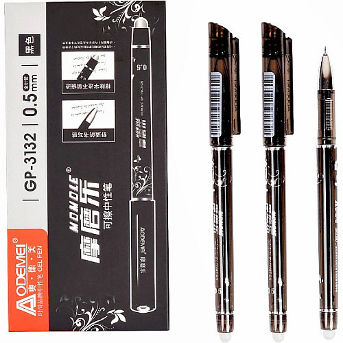 Ручка "пишет-стирает" Color-it 3132SP(Black) черная упаковка 12 шт