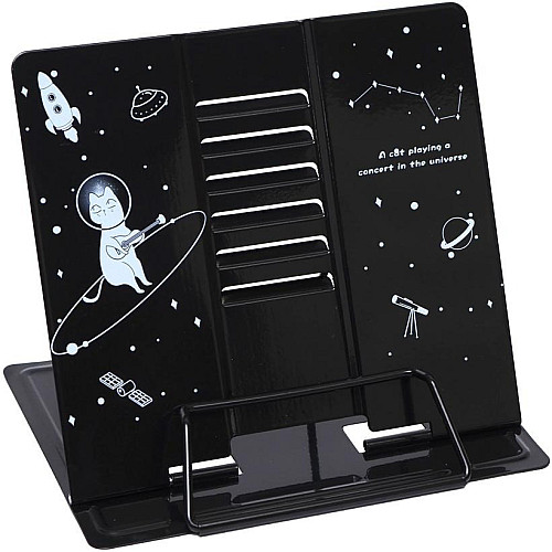 Подставка для книг "Котик Космонавт" Bambi LTS-8164 металлическая Вид 3