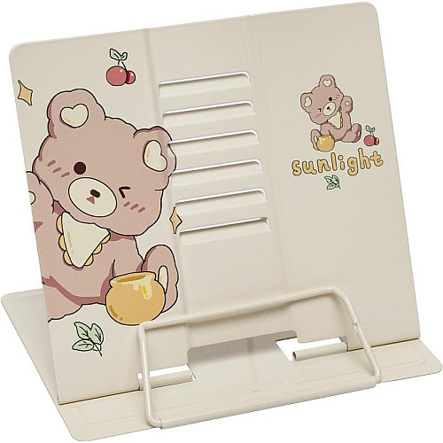 Подставка для книг "Bear Happy" Bambi LTS-8191 металлическая Bear Sunlight