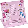 Подставка для книг "Unicorn" Bambi LTS-YD1001 металлическая Pink