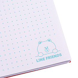 Блокнот YES В6+/100 Line Friends точка (151791)