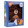 Блокнот пушистый YES Line Friends Brown (151745)