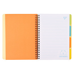 Тетрадь для записей YES А5 80 л софт-тач Line Friends Sally (765736)