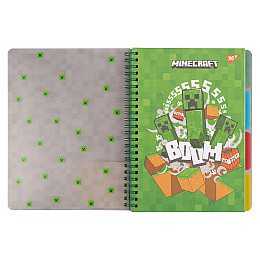 Тетрадь для записей YES А5 80 л софт-тач Minecraft (765738)
