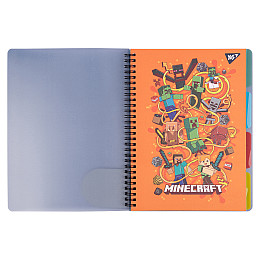 Тетрадь для записей YES В5 80 л софт-тач Minecraft (765742)