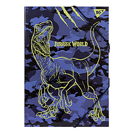 Папка для труда YES картонная A4 JURASSIC WORLD (491556)