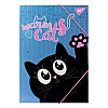 Папка для труда YES картонная A4 Meow (491756)