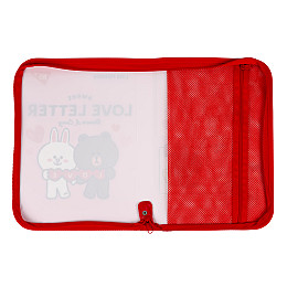 Папка факультативная YES A4 на молнии Line Friends (492108)