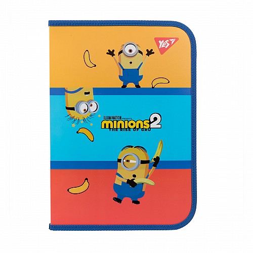 Папка факультативная YES A4 на молнии Minions (492099)