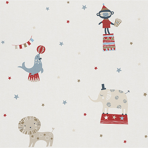 Бумажные обои RASCH BAMBINO 17 245028 Серые