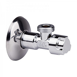 Кран угловой Icma 519 1/2х1/2 с кран-буксой
