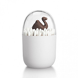 Контейнер для ватных палочек Cotton Buds Верблюд Белый (surh123747)