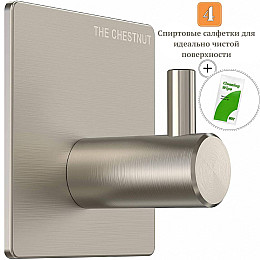 Крючки клеящиеся многофункциональные TheChestnut в ванную, кухню 4 штуки (61111-503-52)