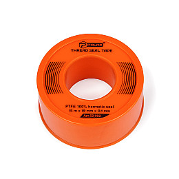 Фум стрічка Polax тефлонова ущільнювальна 15 м x 19 мм x 0,1 мм (52-002)