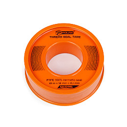 Фум стрічка Polax тефлонова ущільнювальна 10 м x 12 мм x 0,1 мм (52-001)