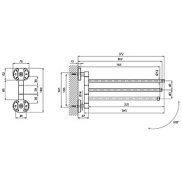 Полотенцедержатель Lidz (Crm)-114.07.03
