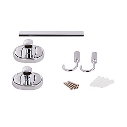 Держатель Для Полотенец 2 Крючка Lidz (Crm)-114.08.02