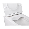 Унитаз Подвесной Qtap Swan Безободковый С Сидением Slim Soft-Close Qt16335178W
