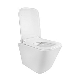 Унитаз Подвесной Qtap Tern Безободковый С Сидением Slim Soft-Close Qt1733052Erw