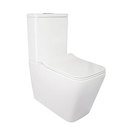 Унитаз-Компакт Qtap Crow Безободковый С Сиденьем Soft-Close Qt05222170W