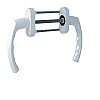 Ручка Балкона Antey Bhs 4/3 Белая, Симметричная Bhs Bhs 4/3 9016