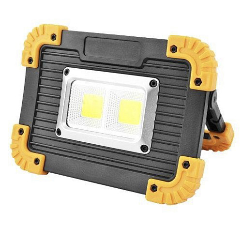 Прожектор светодиодный Bright Light L812-20W-2COB+1W ЗУ micro USB 2x18650/3xAA Power Bank Box